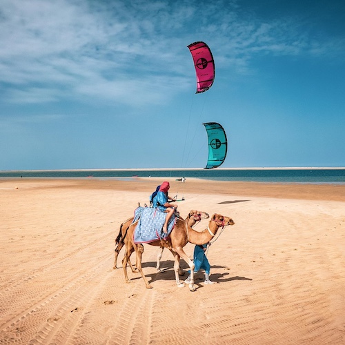 Kitesurfing