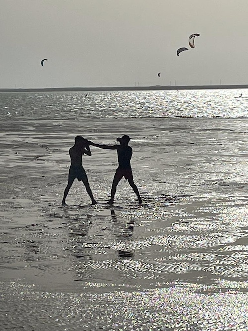 Séance de yoga